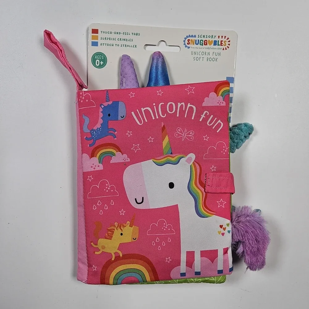 Sensory Snuggables Unicorn‎ Fun by Robinson Alexandra Soft Baby Book Activity